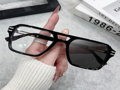 85517 Manufacturer Direct Sales Retro Simple Color Changing Glasses Anti Blue Light Glasses