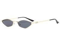 New Fashion Retro Style Metallic Personalized Sunglasses Small Frame European American Ins Style Adult's Sunglasses In Stock